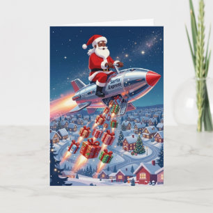 Carte de Noël Santa Express