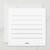 Carte de Noël Santa Peek  (Dos)