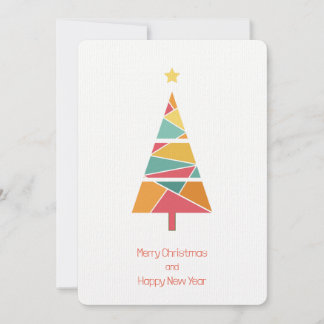 Carte de Noël sapin de Noël minime