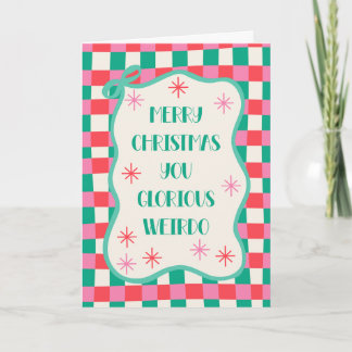 Carte de Noël sarcastique et Snarky