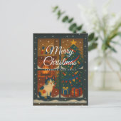 Carte de Noël Sarmale et Chill (Debout devant)