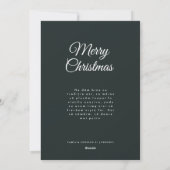Carte de Noël Sarmale et Chill (Dos)