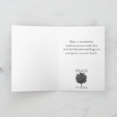 Carte de Noël Scène hivernale (Intérieur)