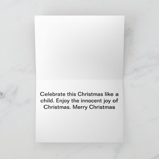 Carte de Noël Schnauzer (Intérieur)