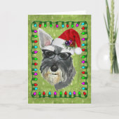 Carte de Noël (Schnauzer) (Devant)