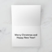 Carte de Noël Schnauzer (Intérieur)