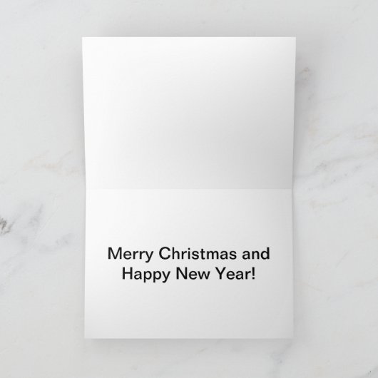 Carte de Noël Schnauzer (Intérieur)