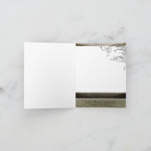 carte de Noël SE PLIANTE personnalisée par 5x7 de (Intérieur)