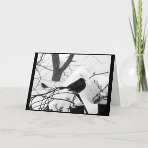 Carte de Noël sereine de Snowbird