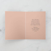 Carte de Noël Serpent et Poinsettia (Intérieur)