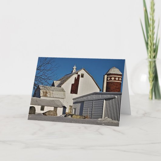 Carte de Noël "Shady Oak Farm" (Devant)
