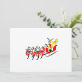 Carte de Noël Sharpie Santas (Debout devant)