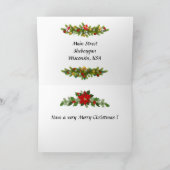 Carte de Noël - Sheboygan, Wisconsin (Intérieur)