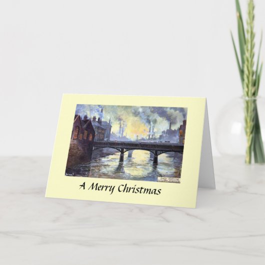 Carte de Noël - Sheffield, Yorkshire (Devant)