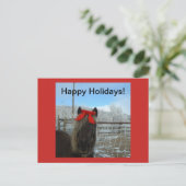 Carte de Noël Shetland Pony (Debout devant)