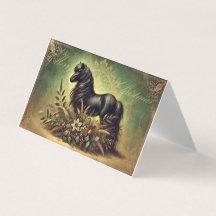 Carte de Noël Shetland Pony