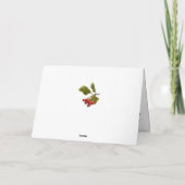 Carte de Noël Siamese Kitten (Dos)