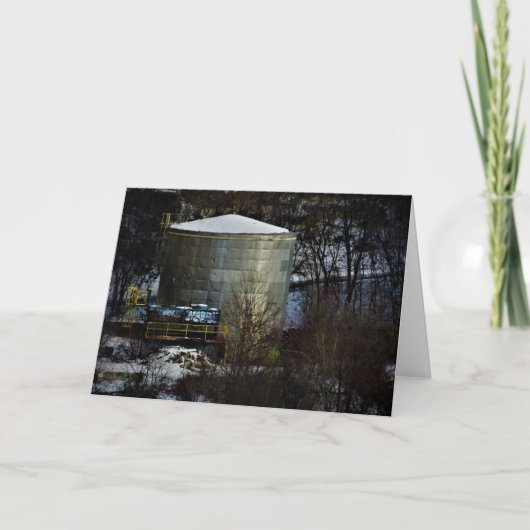 Carte de Noël "Silo Planté" (Devant)