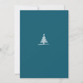 Carte de Noël simple | Arbre de Noël minimal (Dos)