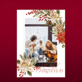 Carte de Noël simple Artistique Joyeux