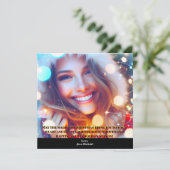 Carte de Noël simple et élégante (Debout devant)