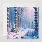 Carte de Noël simple et élégante (Dos)