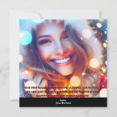 Carte de Noël simple et élégante (Devant)