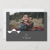 Carte de Noël simple Joie (Devant)