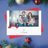 Carte de Noël simple Joie