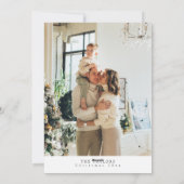 Carte de Noël simple minimaliste Arch (Dos)