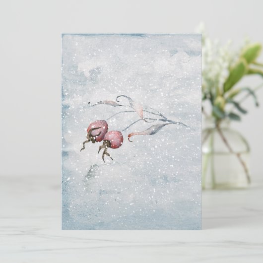 Carte de Noël simple moderne (Debout devant)