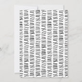 Carte de Noël Simpliste Moderne (Dos)