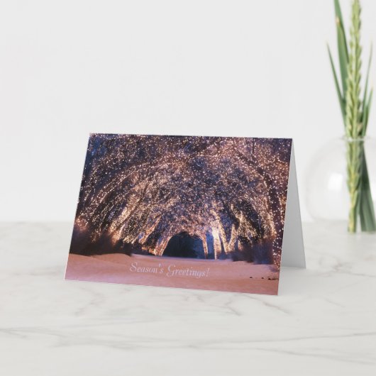 Carte de Noël "Sleepwalker Wood (Nuit)" (Devant)