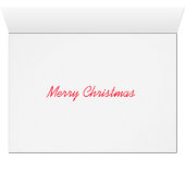 Carte de Noël Sleepy Bulldog Puppy (Intérieur Horizontal (Bas))