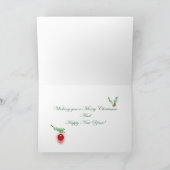 Carte de Noël Sleigh et Cadeaux (Intérieur)
