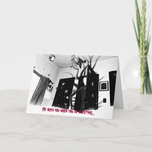 Carte de Noël Slendman (Devant)