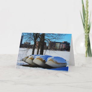 Carte de Noël "Snow Boats"