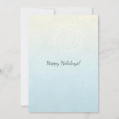 Carte de Noël Snowflake (Dos)