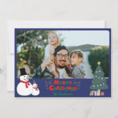 Carte de Noël Snowman (Devant)