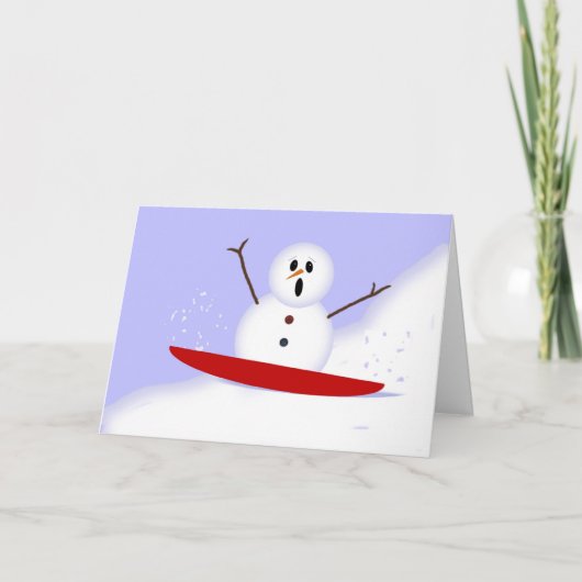 Carte de Noël Snowman (Devant)