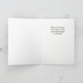 Carte de Noël Snowman amusante. (Intérieur)