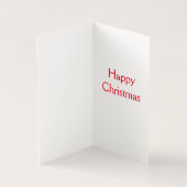 Carte de Noël Snowman & Christmas Tree (Inside)