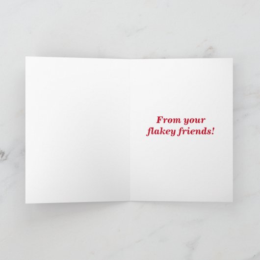 Carte de Noël Snowman Couple (Intérieur)