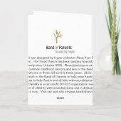 Carte de Noël Snowman d'Alicia (Dos)