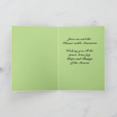 Carte de Noël Snowman Obama (Intérieur)