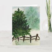 Carte de Noël Snowtree Pine Tree (Devant)