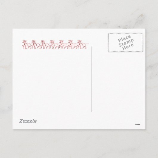 Carte de Noël Snowy Joyeux (Dos)