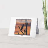 Carte de Noël Snowy Scene (Dos)