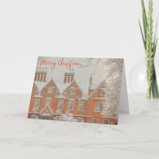 Carte de Noël Snowy Tamworth (Devant)