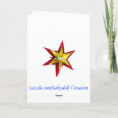 Carte de Noël soeur (Dos)